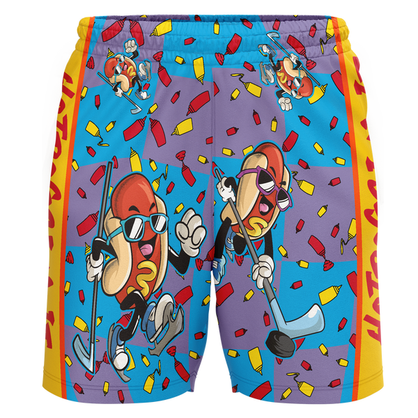 CT Oil Kings Hot Dog Adult Workout Wear Shorts